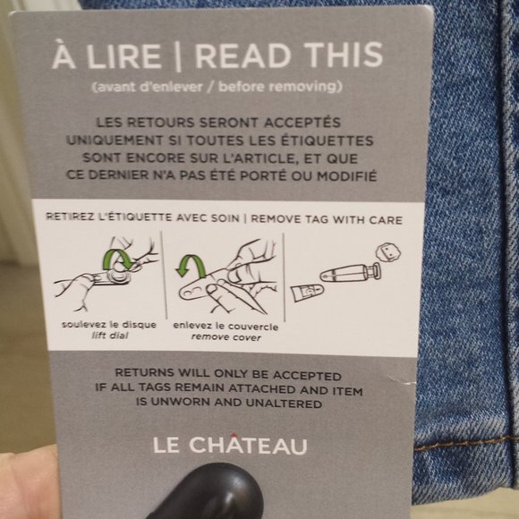 Bodycon Denim Dress Le Chateau, Size Medium - Picture 6 of 6